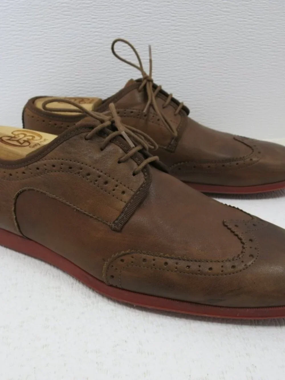 Zara Oil Tanned Brogue Leather Comfort Dress Men's Footwear Oxfords Shoes 43/10